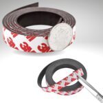 Yapışkanlı Şerit Mıknatıs Magnet Kes Kullan Güçlü Sağlam Rulo Çıkarılması Kolay Siyah 2cm x 1 mt - Görsel 2