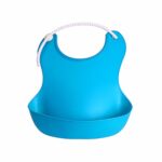 BUFFER® Çocuk Bebek Mama Önlüğü Dökülme Engelleyici Bükülebilir Mavi - Görsel 2