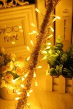 BUFFER® 10 Metre 100 Ledli 8 Fonksiyonlu Dekoratif Lambader Sarı Lamba - Görsel 8