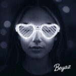 Mey İthalat® Beyaz LED Işıklı Kalp Gözlük – 3 Modlu Parti & Glow Gözlüğü