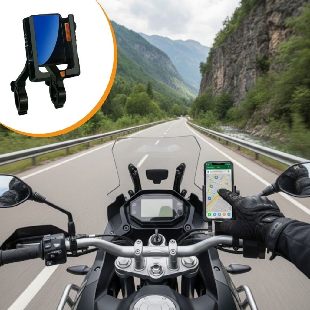 Evrensel Motosiklet Telefon Tutucu – Kaymaz