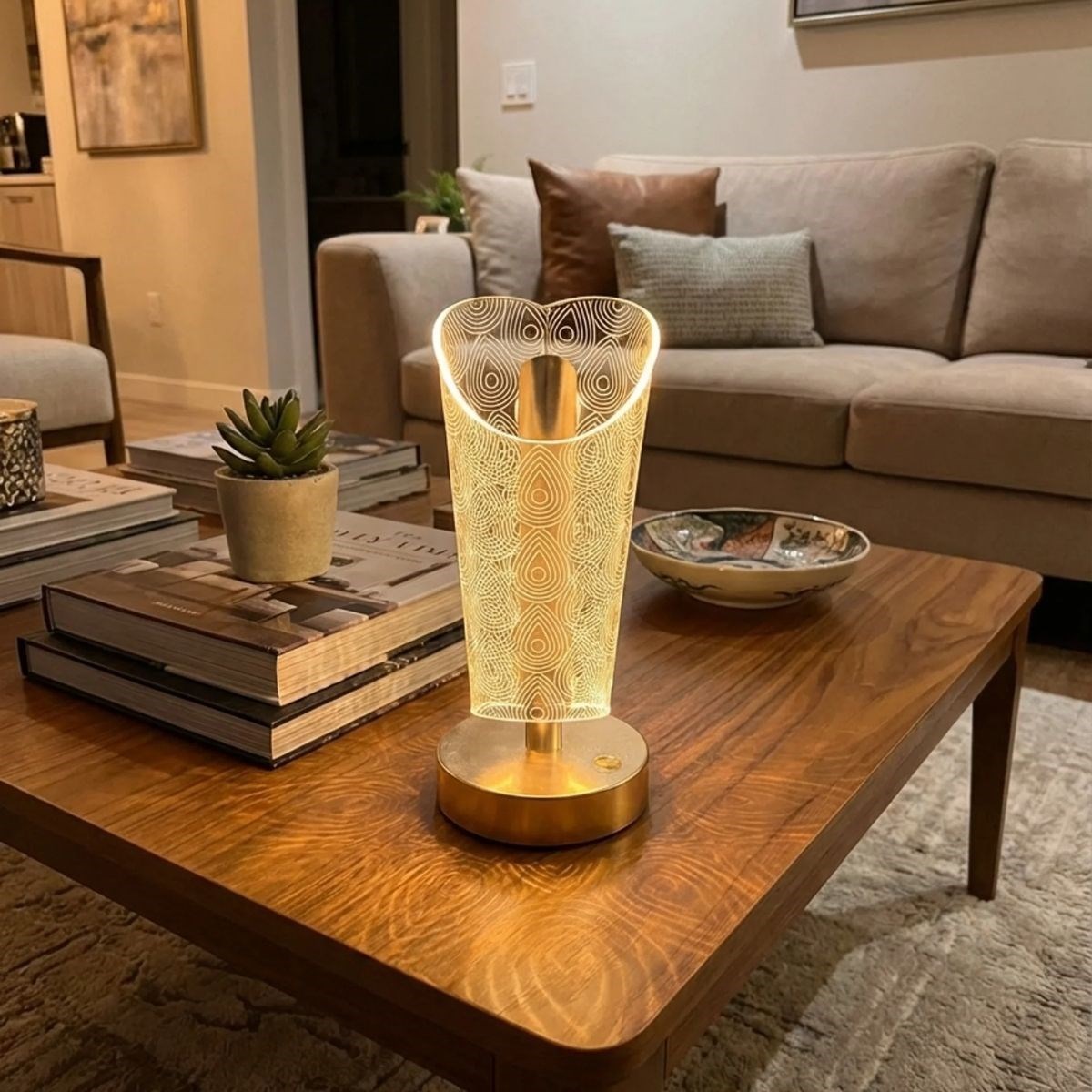 BUFFER® Açık Silindirik Kristal Damla Model LED Masa Lambası – Gold Tabanlı BUFFER® Açık Silindirik Kristal Damla Model LED Masa Lambası – Gold Tabanlı