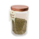 BUFFER® Kavanoz Görünümlü Kilitli Poşet Çıtçıtlı ve Pratik Torba 4 Adet - Görsel 7