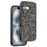 Mey İthalat®  iPhone 16 Plus Bright Simli Kapak - Gümüş - Görsel 3