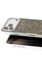 Mey İthalat®   iPhone 17 Pro Bright Simli Kapak - Çöl Titanyum - Görsel 2