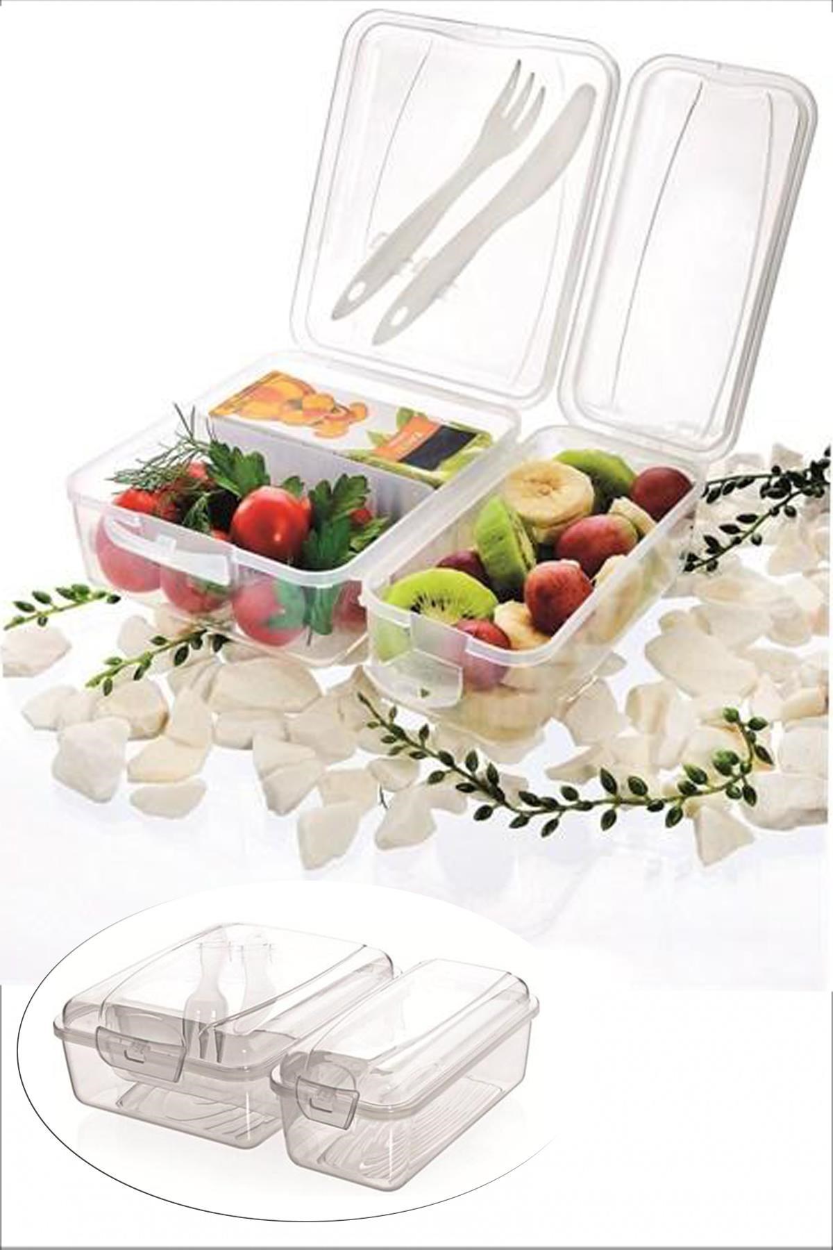 BUFFER® Takeaway Ergonomik Asorti Çatal Bıçaklı Pratik Yoğurt Saklama Kabı BUFFER® Takeaway Ergonomik Asorti Çatal Bıçaklı Pratik Yoğurt Saklama Kabı