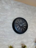 Black Noble 40 Cm Metal Modern Duvar Saati - Görsel 3