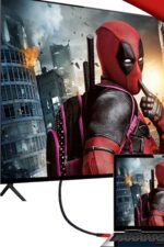 BUFFER® HDMI Kablosu HDTV Bilgisayar Uydu Görüntü Ses Full HD Sargılı Görüntü Aktarma Kablosu - Görsel 3