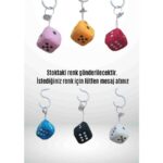 Anahtarlık Şanslı Zar – Renkli Ve Eğlenceli Tasarım - Görsel 2