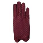 Mey İthalat® Bordo Renk Puanlı Çocuk Eldiveni