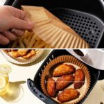 BUFFER®100 Adet  Air Fryer Pişirme Kağıdı Tek Kullanımlık  Yağlı Kağıdı Yuvarlak Tabak Model - Görsel 6