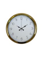 Elegance Gold 40 Cm Metal Dekoratif Tasarım Duvar Saati - Görsel 4