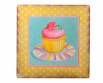 BUFFER® Decotown Duvar Panosu 40*40 Cup Cake Muffin Motifli Duvar Süsü - Görsel 3