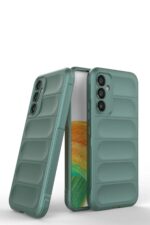 Mey İthalat®  Samsung Galaxy A05S Kılıf Optimum Silikon - Koyu Yeşil - Görsel 3