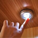 BUFFER® Kablosuz Spot Pilli Dokunmatik Led Lamba 3 Ledli Dolap Lambası - Görsel 7