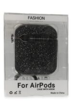 Mey İthalat®  Airpods 2 (2.nesil) Spell Simli Kılıf - Siyah
