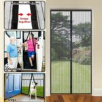 BUFFER® Pratik Manyetik Mıknatıslı Siyah Kapı Sinekliği Tülü 90 X 210 Cm - Görsel 2