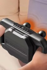 BUFFER®4 Başlıklı Masaj Tabancası – 12W Derin Doku & Kas Ağrısı Giderici, 20 Seviye & 6 Mod - Siyah - Görsel 8