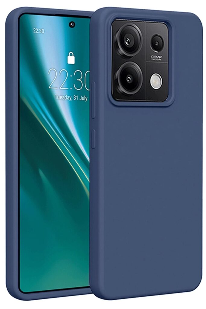 Mey İthalat®   Redmi Note 13 Pro 5G Kılıf First Silikon - Lacivert