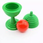 Mey İthalat® Yeşil Renk Sihirli Kupa Top Kaybetme Oyunu 7 cm - Görsel 4