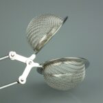 BUFFER® Paslanmaz Metal Pratik Kolay Bitki Çayı Demleme Süzgeci Aparatı - Görsel 2
