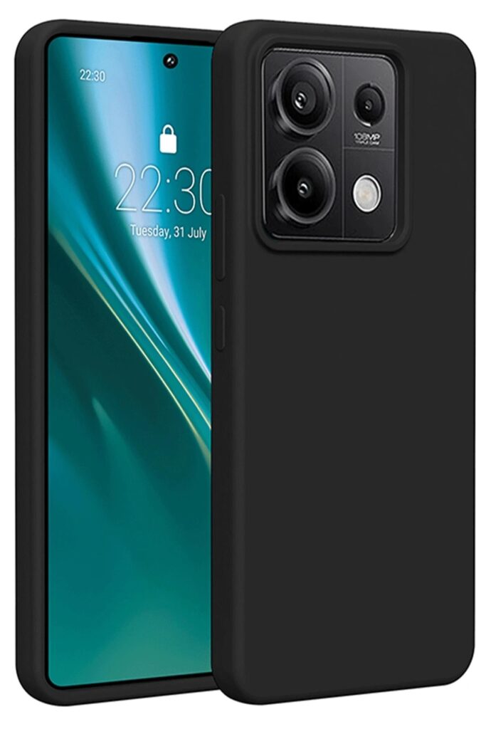 Mey İthalat®   Redmi Note 13 Pro 5G Kılıf First Silikon - Siyah