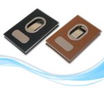 BUFFER® Parmak Sürgülü Kartvizitlik Deri Mekanizmalı Kartlık Cüzdanı - Görsel 2