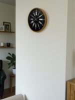 36 Cm Kahverengi Dekoratif Duvar Saati - Görsel 3