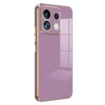 Mey İthalat®   Poco M6 Pro 4G Kılıf Volet Silikon - Mor - Görsel 3