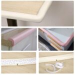 BUFFER® 2 Metre Sarmal Krem Masa Kenar Koruyucu Şerit Masa Köşe Aparatı Bebek Çocuk Cam Ahşap Masa - Görsel 7