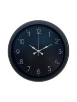 Classic Black Zarif 40 cm Metal Duvar Saati - Görsel 4