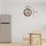Chef Kitchen Siyah 36 Cm Dekoratif Duvar Saati - Görsel 4