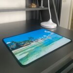 BUFFER® 25x32 cm Küçük Boy Mouse Pad Manzara Ada - Görsel 2