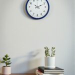 36 Cm Lacivert Dekoratif Duvar Saati