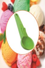 BUFFER® Pratik Mandallı Plastik Dondurma Servis Sunum Kepçesi Kaşığı - Görsel 6