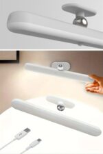 BUFFER® Dokunmatik USB İle Şarj Olabilen 27 cm Led Aydınlatma Makyaj Aynası Işığı - Görsel 6