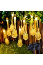 Solar 5 Metre 20 LED Günışığı Damlacık Işıkları