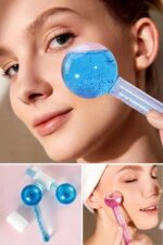 BUFFER® Buz Küre Yüz ve Göz Soğuk Masaj ve Terapi Topu Leke Önleyici Cilt Bakımı Göz Altı Terapi Topları - Görsel 8