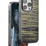 Mey İthalat®  iPhone 15 Pro Wave Kapak - Koyu Kahve