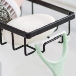 BUFFER® Paslanmaz Çelik Mutfak Banyo Musluğuna Sabitlenebilir Sabunluk - Görsel 7