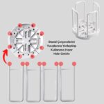 BUFFER® Tabak Bardak Kase Standı Bulaşık Kurutma Tutucu Mutfak Düzenleyici Organizatör - Görsel 4