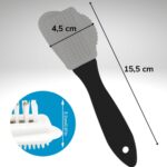 BUFFER® Çift Taraflı Pratik Taşınabilir Süet Nubuk Deri Çizme Bot Ayakkabı Temizleme Bakım Fırçası - Görsel 8