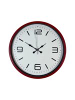 36 Cm Kırmızı Modern Dekoratif Duvar Saati - Görsel 4
