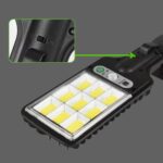 BUFFER® 3 Farklı Işık Modlu Güneş Enerjisiyle Şarj Olan Dış Mekan Uyumlu Kumandalı Solar Duvar LEDİ - Görsel 2