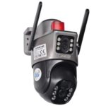 3+3 MP SİM KARTLI SOLAR KABLOSUZ GÜVENLİK KAMERASI BS-2084 - Görsel 2
