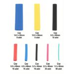BUFFER® 164 Parça Isı ile Daralan Makaron Seti – Elektrik Kablo İzolasyon & Koruma Kılıfı, Renkli Shrink Tube Set - Görsel 5