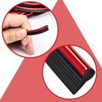 BUFFER® Kırmızı Araba OtoTrim Dekorasyon Şeridi Kauçuk Elastik Kolay Kurulum 5 metre Şerit Bant - Görsel 2