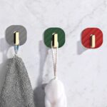 BUFFER® 2li Yapışkanlı Retro Askılık Dolap Kapak Kulpu Yeşil - Görsel 5