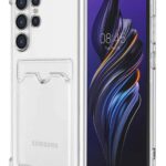 Mey İthalat®  Samsung Galaxy S24 Ultra Kılıf Kart Şeffaf Silikon - Şeffaf