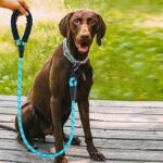 BUFFER® Reflektörlü Fosforlu Köpek Gezdirme Halatı Tasma Kayışı Metal Kancalı 130 cm - Görsel 3